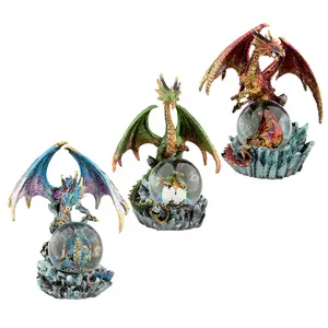 Schneekugel oder Wasserkugel Dunkle Legenden - Drachen Kristallauge Puckator image-0