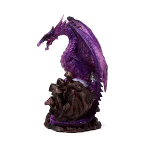 Amethyst dragon on skull Puckator Enchanted Nightmare image-2