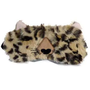 Fluffy eye mask Puckator Adoramals Léopard image-1