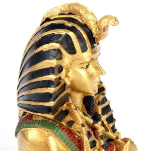 Decorative object pharaoh bust with whip and crook Puckator Toutankhamon image-5