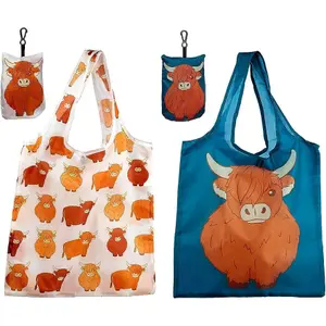 Tote Bag Puckator Highland Coo Cow image-0