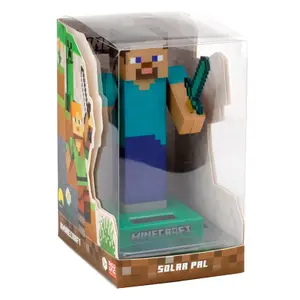 Figurinha Solar Minecraft Steve Puckator image-2