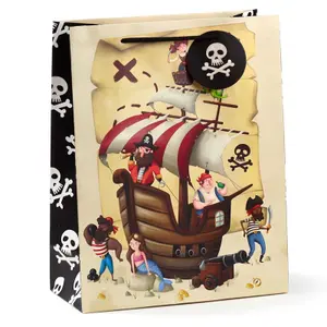 Pirate gift bag large Puckator Jolly Rogers image-1
