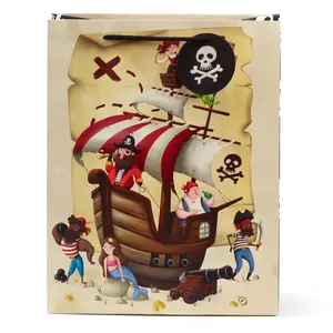 Pirate gift bag large Puckator Jolly Rogers image-2