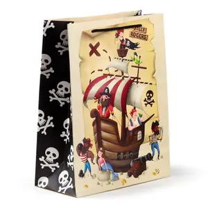 Pirate gift bag large Puckator Jolly Rogers image-3