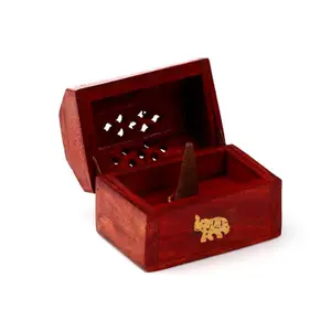 Mini brûleur d'encens en bois de manguier Puckator image-2