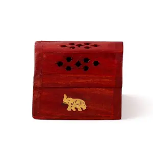 Mini brûleur d'encens en bois de manguier Puckator image-3