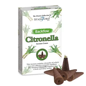 Backflow Incense Cones - Lemongrass 37423 Puckator Stamford