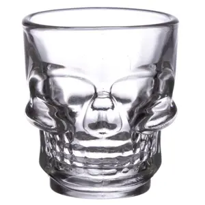 Borrelglas Puckator Skulls & Roses (x2) image-1