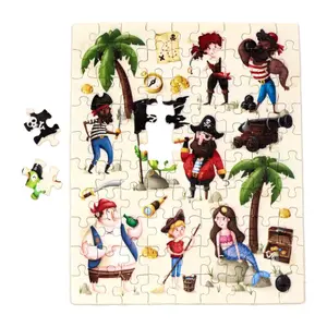90-piece wooden puzzle Puckator Jolly Roger Pirates image-1