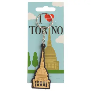 Porte-clé PVC i love torino - mole de turin Puckator image-3