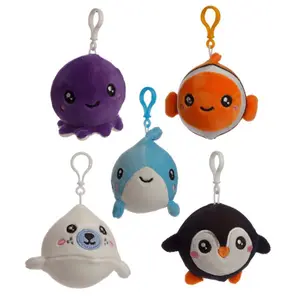 Porte-clé peluché Puckator Squeezies Adoramals Sealife image-0