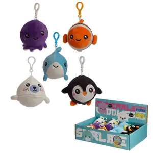 Porte-clé peluché Puckator Squeezies Adoramals Sealife image-6