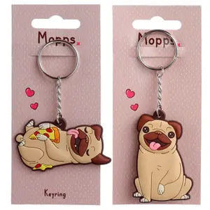 Llavero mopps pvc - perro carlino Puckator image-0