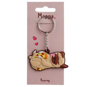 Llavero mopps pvc - perro carlino Puckator image-1