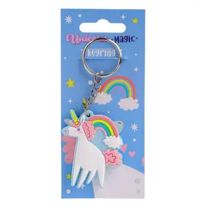 pvc schlüsselanhänger unicorn magic Puckator image-0