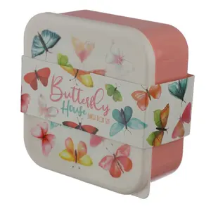 Lot de 3 lunch box Maison des Papillons Puckator Animal Jungle & Zoo image-4
