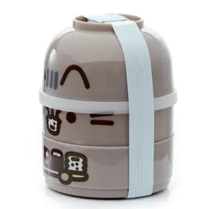 Lunchbox Bento rund Fach Pusheen- Katze Puckator image-2