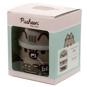 Lunchbox Bento rund Fach Pusheen- Katze Puckator image-3