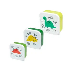 Pakiet 3 obiadów box Dinosaure Puckator Dinosauria Jr image-0