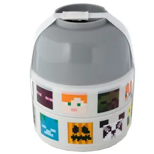 Lunch box Bento ronde empilée Minecraft-Personnage minecraft Puckator image-0
