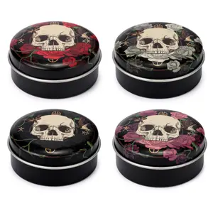 Skulls and Roses Tin Lip Balm Puckator image-0