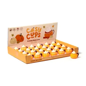 Pumpkin spice milk lip balm Puckator image-0