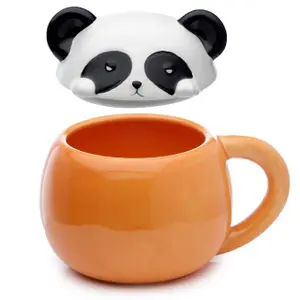 Tasse mit Deckel adoramals panda Puckator image-0