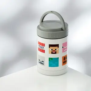 Lunch box en acier inoxydable personnages minecraft Puckator image-6