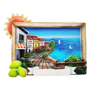 3d souvenirmagneet - dorpspanoramaframe Puckator image-0