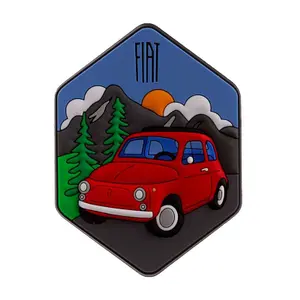 Magnet Berge Dolomiten Puckator PVC Fiat 500 image-0