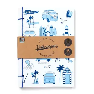 Notizblock Puckator Volkswagen Van Bus Combi VW T1 Explore More Beach Life image-0