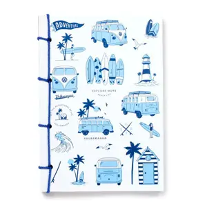 Notizblock Puckator Volkswagen Van Bus Combi VW T1 Explore More Beach Life image-2