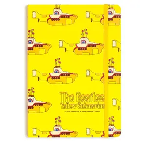 Bloc de notas A5 en papel reciclado - the beatles yellow submarine Puckator image-1