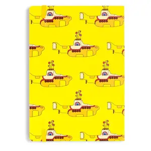 Bloc de notas A5 en papel reciclado - the beatles yellow submarine Puckator image-2