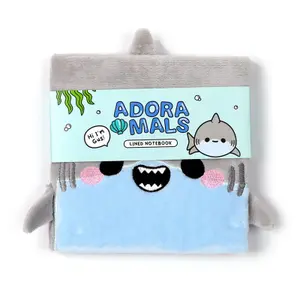 Blocco note in peluche - squalo adoramals Puckator image-0