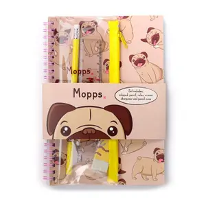 mopps astuccio e taccuino con rilegatura a spirale Puckator image-0