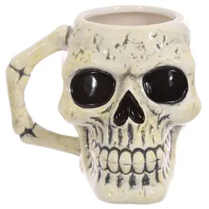 Tazza con teschio Puckator image-0