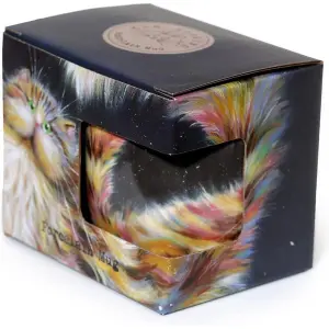 Porzellanbecher Kim Haskins Katze Schildpatt von tortue Regenbogen Puckator image-4