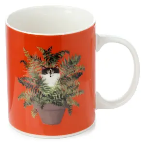 Tazza in porcellana kim haskins gatto in vaso per piante Puckator image-3