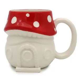 Mug en forme de maison de fée champignon Puckator image-0