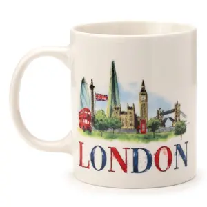 Tasse aus Porzellan Puckator London Scene image-4