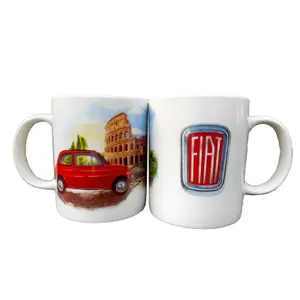 Porcelánový hrneček Puckator Fiat 500 Rome image-0