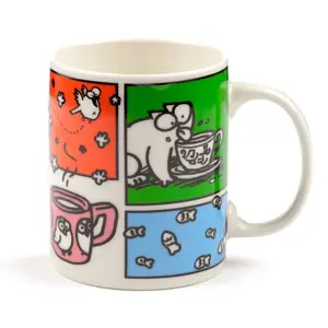 Tasse aus Porzellan Puckator Simon's Cat 2024 image-1