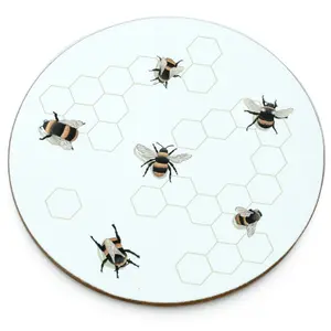 Set aus Porzellanbecher und Untersetzer Puckator The Nectar Meadows Abeille image-4