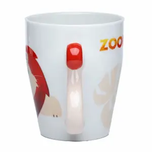 Becher mit Henkel, verziert mit Zooniverse Löwenschwanz Puckator image-1