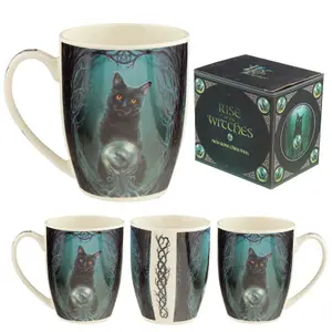 Taza de porcelana blanda lisa parker gato brujo Puckator image-0