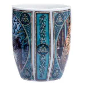 Tazza in porcellana lisa parker gatto purrlock holmes Puckator image-4