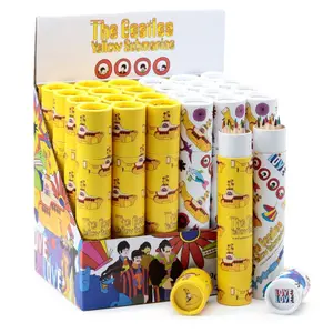 Velký box na 12 barevných pastelek Puckator The Beatles image-0