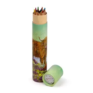 Large 12-color pencil cup Puckator Jan Pashley image-4
